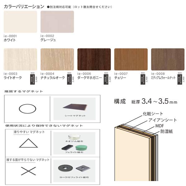 ニチレイマグネット アイパネル ie-000○ 3×8 900×2400 1枚 : イーヅカ