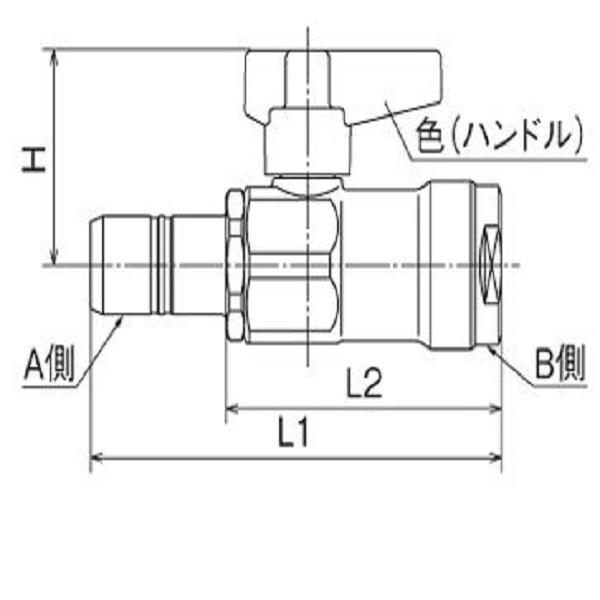オンダ製作所 HWB型ヘッダーバルブ HWB-1313A-S アイボリー : イーヅカ 
