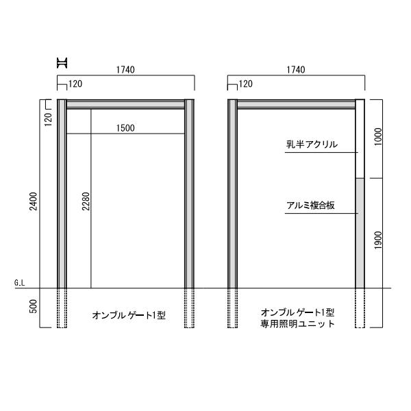 オンリーワンクラブ オンブルゲート1型 本体 KE1-OMG1