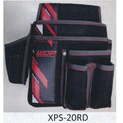 MEXES 釘袋 万能ポケット付腰袋 ニューポリ XPS-20ＲＤ（レッド） 約H325×W340×D180mm | 