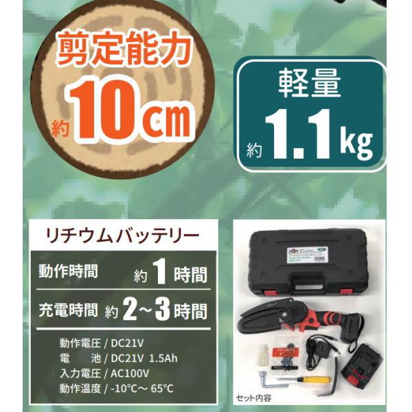 ゼクソン コードレスハンディチェーンソー ZHC-21V : イーヅカ - 通販