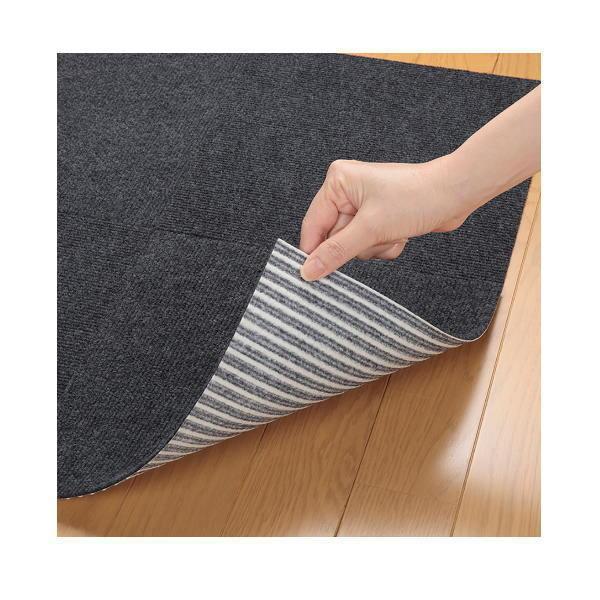 サンコー 撥水タイルマット ダークグレー KI-64 30×30cm 厚み4mm 8枚入