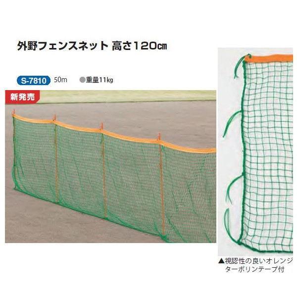 三和体育 外野フェンスネット 高さ120cm 50m S-7810野球練習用具 在庫
