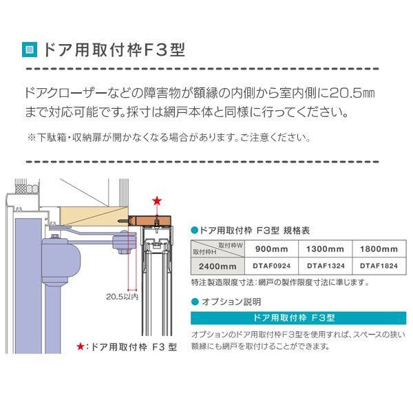 セイキ アルマーデフリー用オプション ドア用取付枠 F3型 規格品 幅