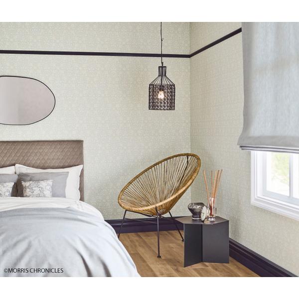 サネッティページ　27.5㎝ サンゲツ 壁紙 MORRIS CHRONICLES TRIPLE NET FE76016 1m長 糊