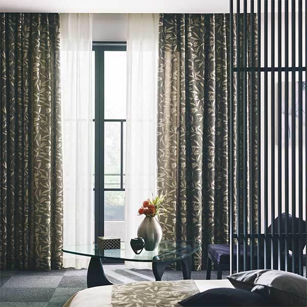 サンゲツ カーテン Embroidered natural fabric LP仕様形態安定加工 SC-8183 | SC-8184 幅397〜462cm 高さ221〜240cm