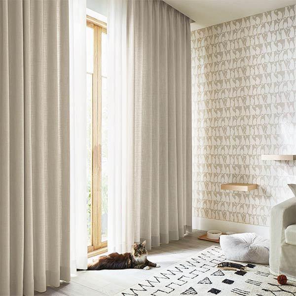 サンゲツ カーテン For cat lovers LP仕様 形態安定加工 SC-8257 | SC-8258 幅376〜450cm 高さ90〜120cm