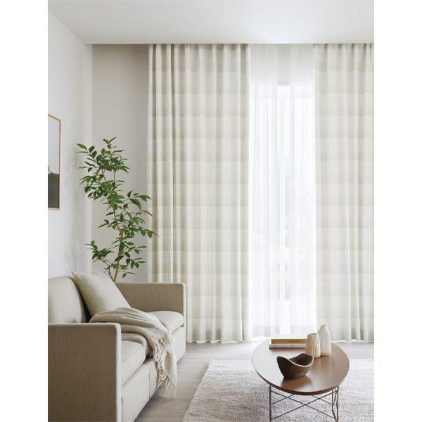 サンゲツ カーテン Big gradation horizontal stripes SS仕様スタンダード SC-8438 | SC-8439 幅241〜300cm 高さ90〜120cm