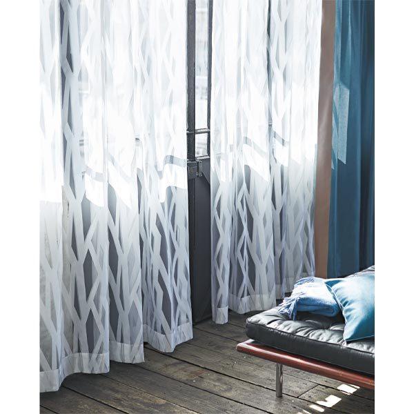 サンゲツ Geometric opal print カーテン DESIGN SHEER SS仕様 スタンダード SC-8597 幅151〜225cm 高さ181〜200cm