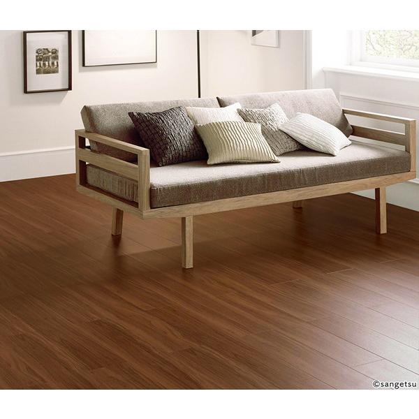 サンゲツ（SANGETSU） フロアタイル ウッド ウォルナット WD-2073