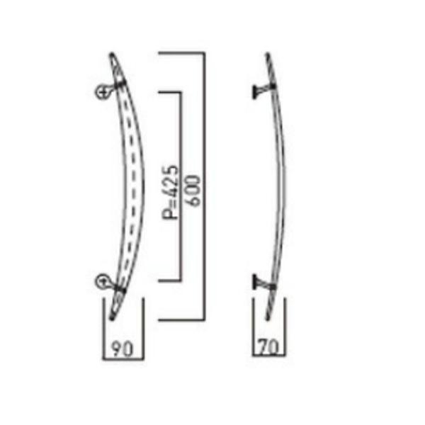 神栄ホームクリエイト 室内 手すり ロートアイアン ブラック HW1402-B