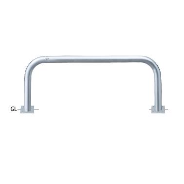 サンポール アーチ ベース式 AA-11B20-800 φ101.6(t4.0) W2000×H800