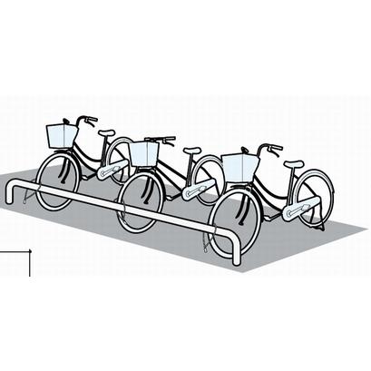 サンポール 自転車用アーチ ベース式 AA-42B15-350 φ42.7(t2.0) W1500 