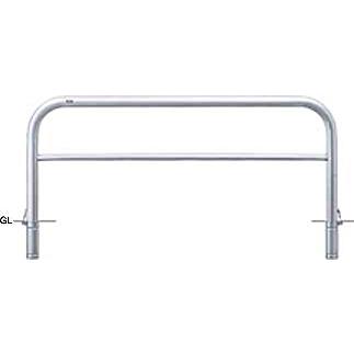 サンポール アーチ 差込式フタ付 AH-8SF20-800 φ76.3(t3.0) W2000×H800