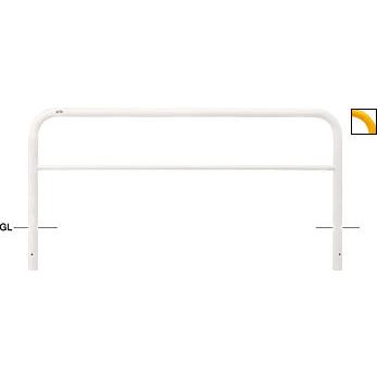サンポール アーチ 固定式 FAH-7U20-800(Y)(W)(C) φ60.5(t2.8) W2000×H800