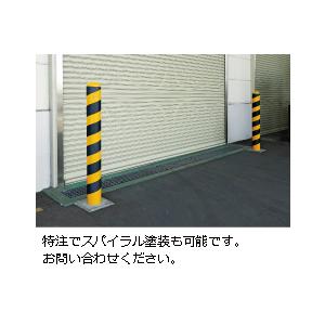 サンポール ピラー 丸型ベース式 FPA-14CBH-F00 フックなし (YB)黄黒 φ139.8(t4.5) H1500_2