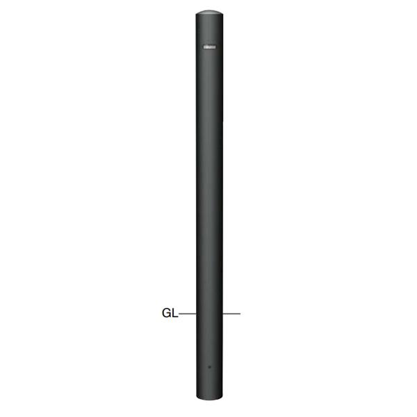 サンポール スチール製 マットブラックピラー 径76.3 H850 固定式 FPMB-8U | 