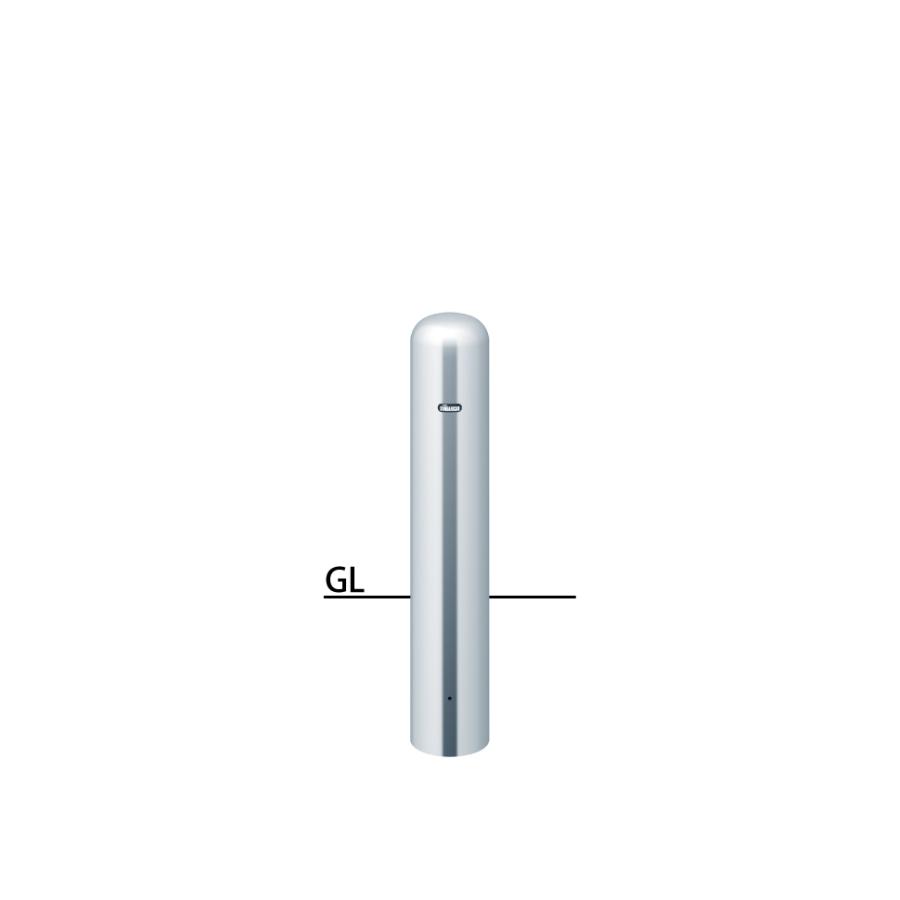サンポール ビッグピラー 固定式 PA-14UL-F00 フックなし φ139.8(t3.0) H500