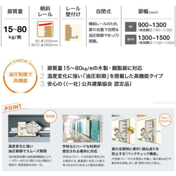 DAIKEN ダイケン 引戸クローザー スライデックス 傾斜レール（自閉式