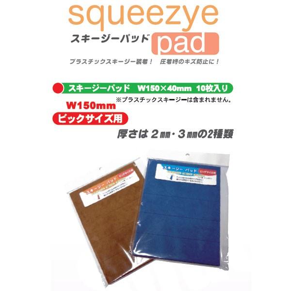 スキージーパッド ビックサイズ用 約W160×40mm 10枚入 | 