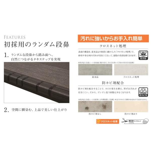 タキロン タキステップ 8W 900タイプ 巾900mm ×奥行き500mm 段鼻厚さ 