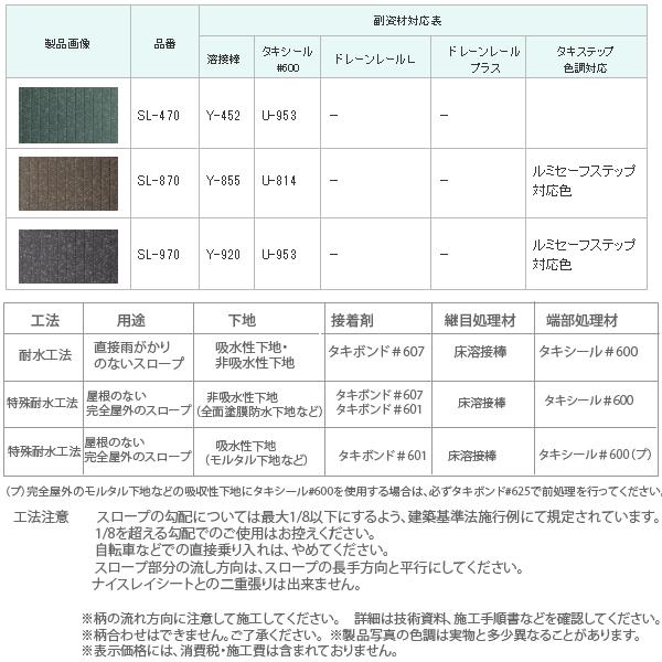 タキロン タキストロン スロープ専用シート SL 巾1820mm 厚さ2.5