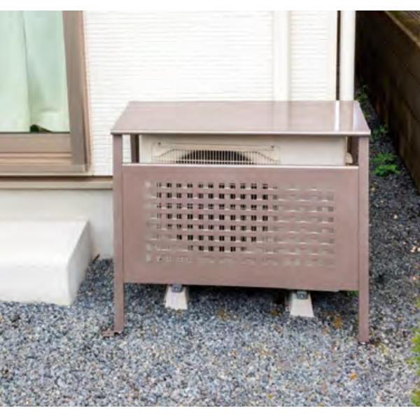 タクボ エアコン室外機カバー SC-95S カーボンブラウン : イーヅカ