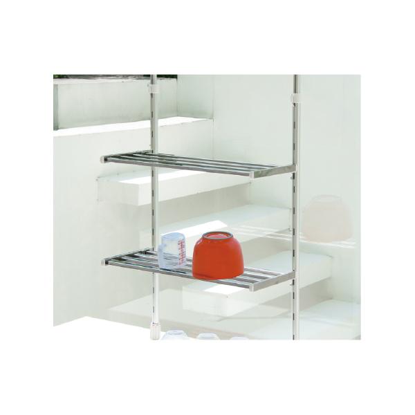 タクボ つっぱり棚2段 幅45cm TP2-45 | 