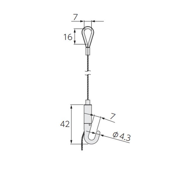 タチカワブラインド ピクチャーレール 部品 ミニハンガーセット 2.0m