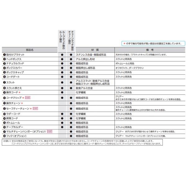 タチカワブラインド アフタービートエグゼ アクア50 ベーシックカラー AB-7901〜AB-7909 幅450〜800mm 高さ250〜800mm_4