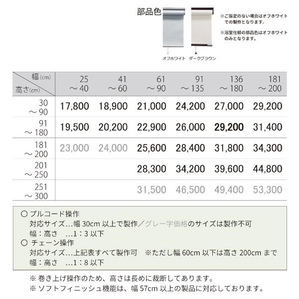 立川機工 ファーステージ ロールスクリーン シエロン 遮光1級 TR-1131〜TR-1136 幅91〜135cm 高さ91〜180cm_1