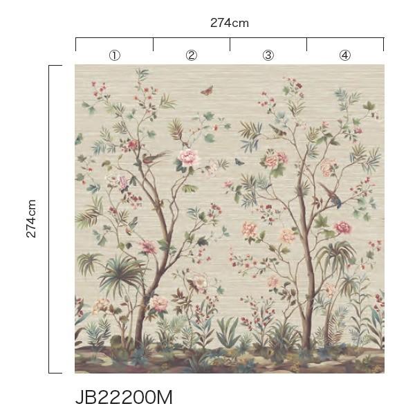 テシード 輸入壁紙 Wallpower ウォールクエスト アメリカ Jb220m 巾68 5cm パネル Tcd Jb220m 高