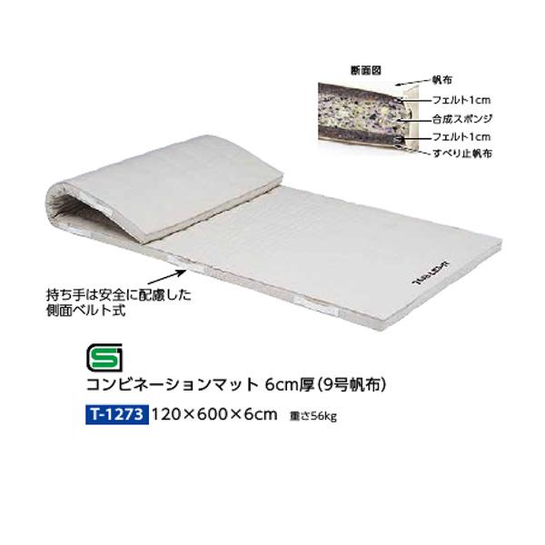 トーエイライト コンビネーションマット 6cm厚 9号帆布 120×600×6cm T1273