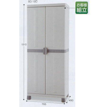 テラモト 多目的キャビネット 80−180 CE-496-908-0 幅765×奥行き490×高さ1810ｍｍ | 