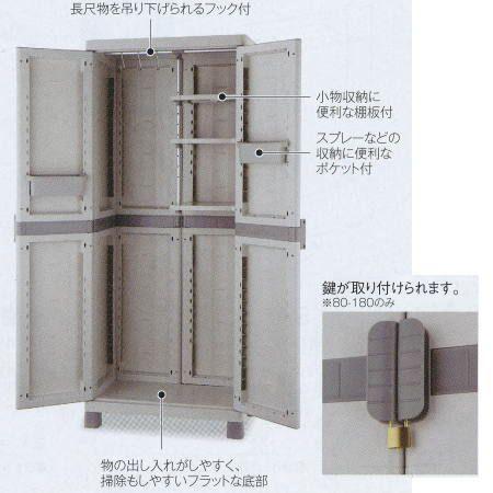 テラモト 多目的キャビネット 80−180 CE-496-908-0 幅765×奥行き490×高さ1810ｍｍ |  | 01