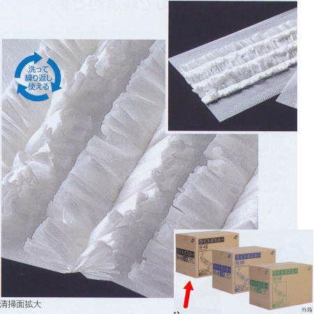 テラモト ともし火ダスター Ｗ−49 から拭き・吸水用 CL-352-749-0 200×490粍 200枚 ほうき、はたき-掃除用具-キッチン、日用品、文具