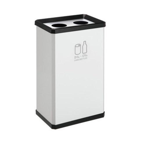 テラモト 分別ターンボックスＬ オフホワイト かん・びん用 DS-251-120-7