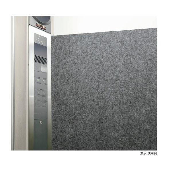 テラモト エレベーター養生保護幕 MR-172-082 フェルトタイプ 緑・淡茶