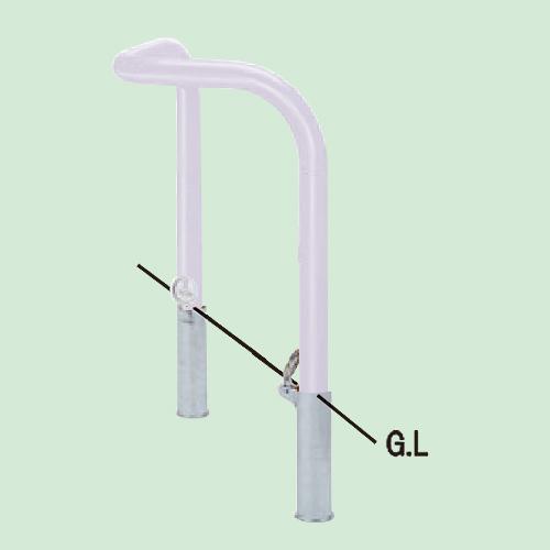 帝金 脱着式フタ付 82R-P白 φ60.5×t2.8 W500×500 H650