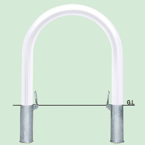 帝金 脱着式フタ付 83P2-06白 φ76.3×t3.2 W600 H650