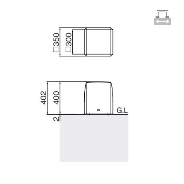 帝金 受注生産 移動式ボラード ACT-01M □350 |  | 01
