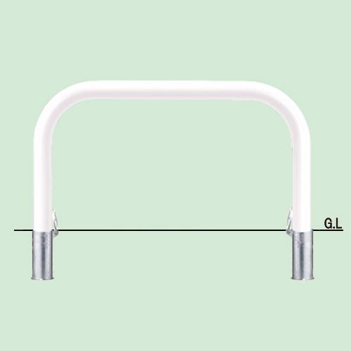 帝金 脱着式フタ付 Y84P-15白 φ101.6×t4.2 W1500 H800
