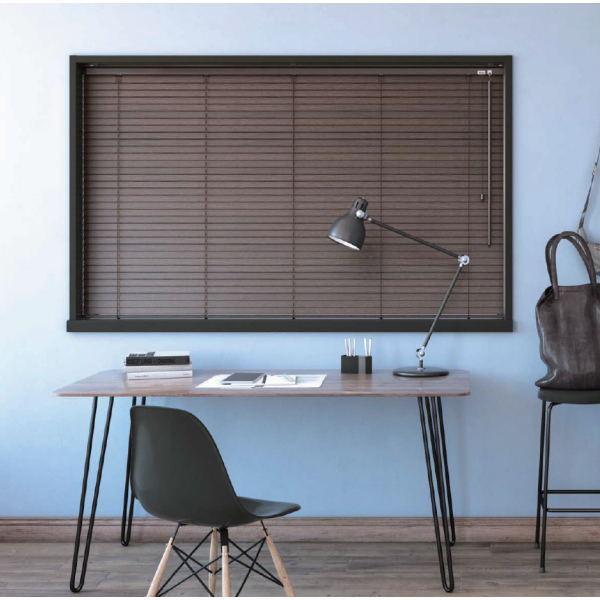 立川機工 ウッドブラインド オーダーサイズ ポール操作 TW-4511〜TW-4515 幅81〜100cm 高さ81〜120cm