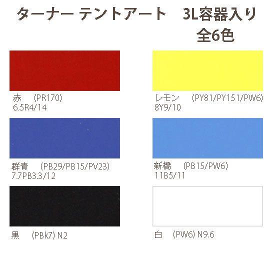 ターナー色彩 ビニール系テント シートに絵が描ける塗料 テントアート 3l Tnp Tentart3l イーヅカ 通販 Yahoo ショッピング