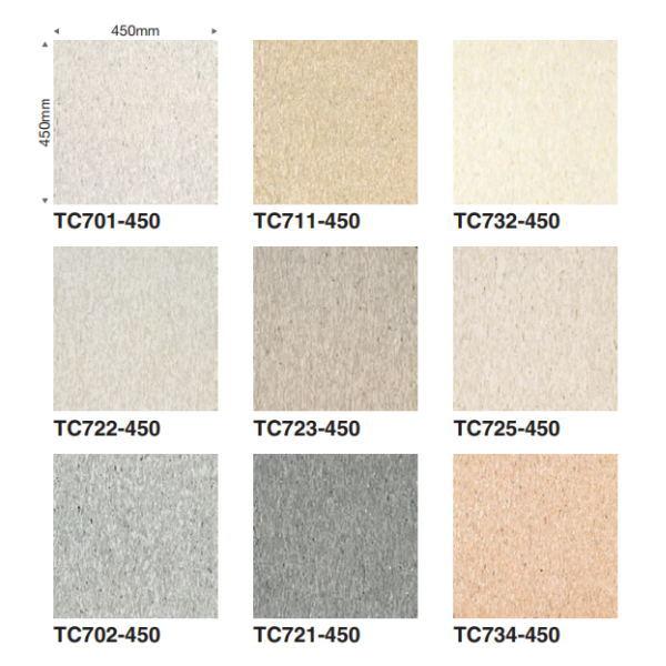 東リ（TOLI） コーデラ 2mm 450×450mm（面取無） 20枚 : イーヅカ - 通販 - Yahoo!ショッピング