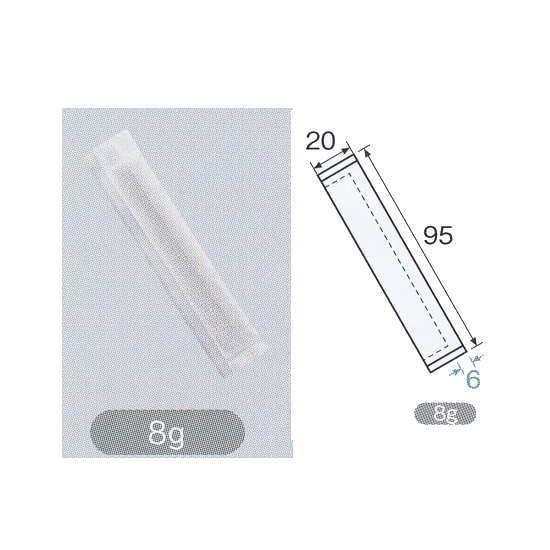 TOSO（トーソー） カーテンウェイト バータイプ ステンレス 8g 95mm