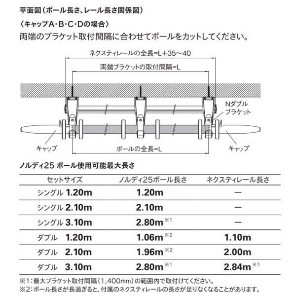 TOSO トーソー ノルディ25 ネクスティダブル正面付 ネクスティ