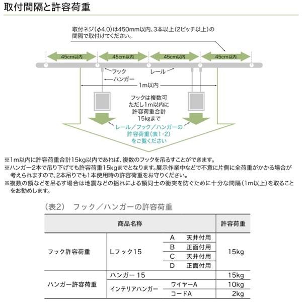 送料無料 早い者勝ち トーソー ピクチャーレール Lシリーズ 部品 Lフック 15c 50コ入 ホワイト 人気絶頂