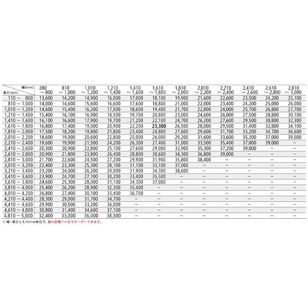 トーソー アルミブラインド コルトブラインド25 2 25mm幅 幅1610〜1800mm 高さ2810〜3000mm 