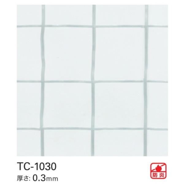 トーソー ビニールカーテン 透明糸入り 防炎 TC-1030 0.3mm厚  幅5910〜7950mm 高さ2010〜3000mm
